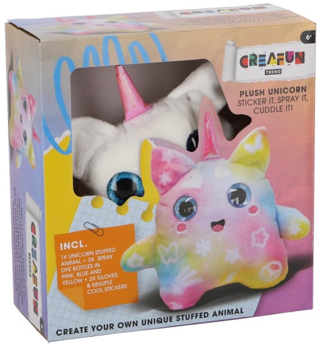 Kiddygo Einhorn Hobby-Set Sprühfarbe Bastelset für Kinder.