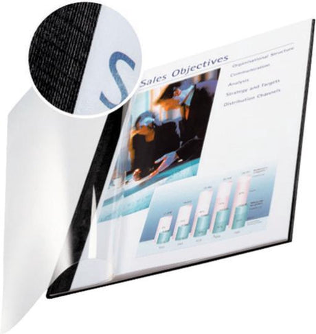Leitz impressbind flexible Hüllen – 10,5 mm – schwarz – 10 Stück