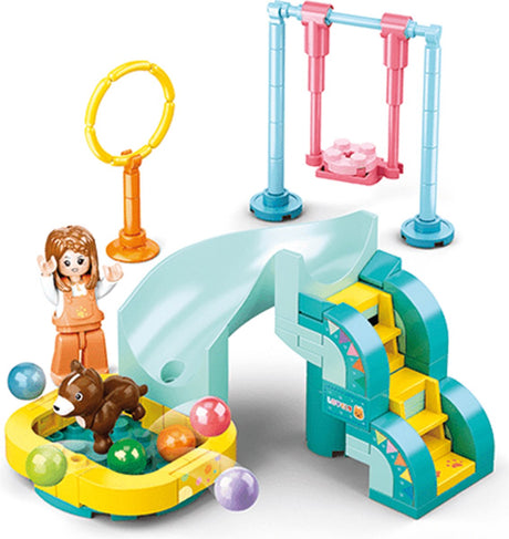 Sluban-Mädchen-Traum-Hundespielplatz (m38-b0970e)