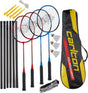 Carlton C BR Tournament 4-Spieler-Set G3 HO Unisex-Badmintonschläger