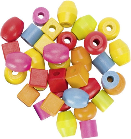 Goki Holzperlen-Set, 45-tlg.