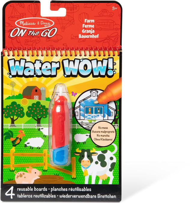 Melissa doug - water wow! waterkleurboek - op de boerderij - herbruikbaar
