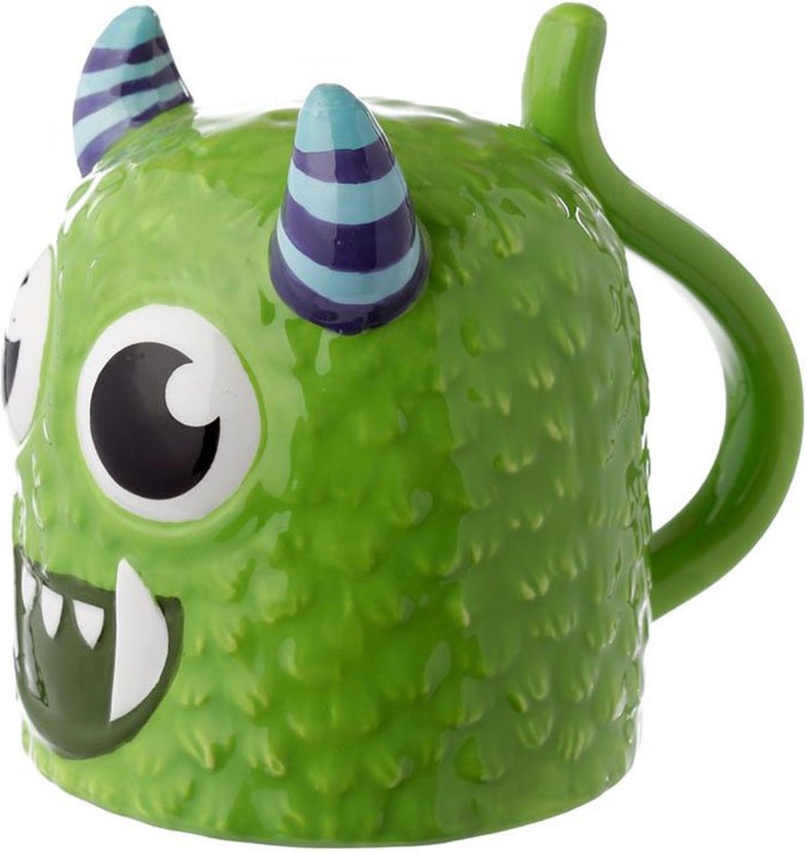 Monstarz grünes Monster umgedrehte Keramiktasse