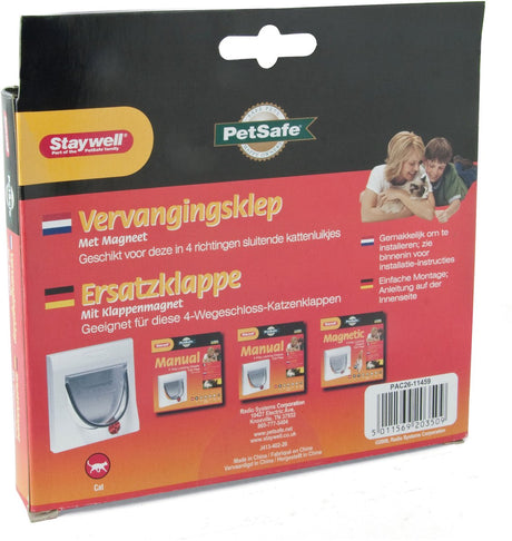 Staywell-Petsafe Petsafe Staywell Ersatzklappe mit Magnet – Katzenklappe