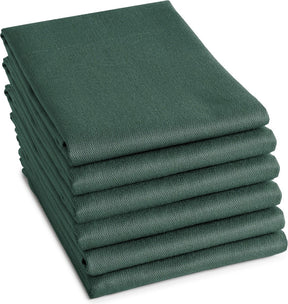 Ddddd - 6x theedoek - logo - 60x65 cm - groen - set van 6 stuks