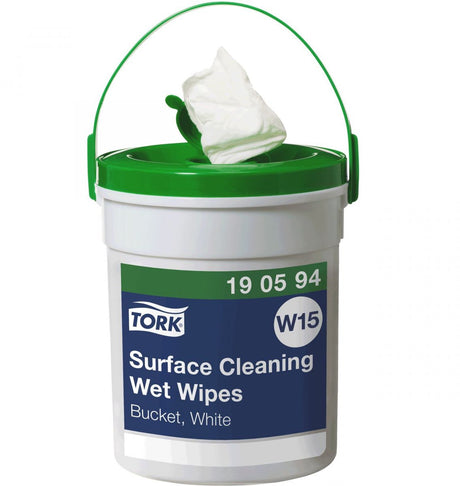 Feuchte Reinigungstücher Tork Q82-4905243 Stoff weiß Packung 58 Stück
