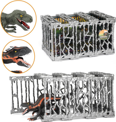 Toi-toys Toi-Spielzeug Dinosaurier im Käfig
