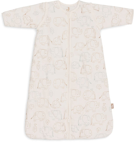 Jollein slaapzak baby met afristbare mouw 90cm - elephant tales