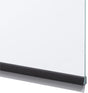 Sealskin - lekstrip - universeel horizontaal afdichtprofiel 6 8mm, 1 meter - transparant zwart