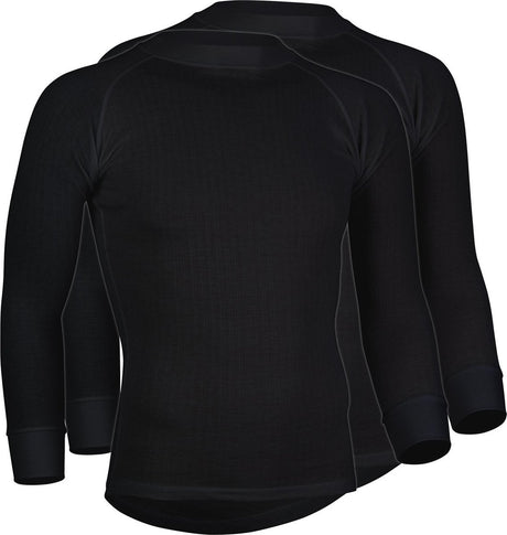Avento Thermoshirt Langarm - Herren - 2er-Pack - Schwarz - Größe s
