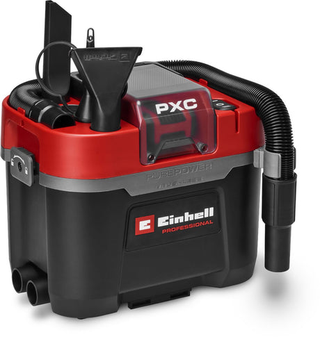 Einhell Akku-Nass-Trockensauger TP-VC 18 10 Li BL L Solo - Power X-Change - 18 V Li-Ion - 10 l - 180 mbar - Schlauchlänge - Durchmesser: 1,8 m 36 mm - exkl. Akku und Ladegerät