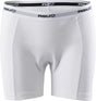 Agu essential - Radunterhose - Damen - mit Sitzpolster - 100 % Polyester - elastischer Bund - weiß - m