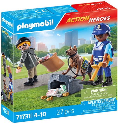 Playmobil 71731 Polizeihund mit Stab | 2 Stk