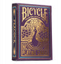 Bicycle Purple Peacock – Premium-Spielkarten – Poker – Ultimates – mit Kaltfolien-Finish
