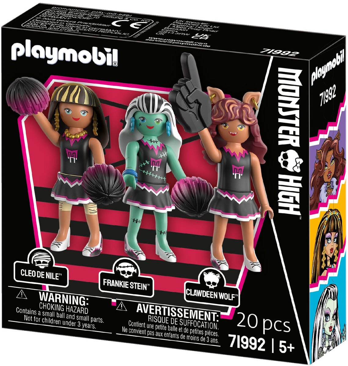 Playmobil | Monster hoch | Angst-Squad-Pack | gruseliges Spielzeugfiguren-Set für kreative Halloween-Abenteuer | mit detailliertem Figurenzubehör | perfekt für Monster-Fans ab 4 Jahren | 71992