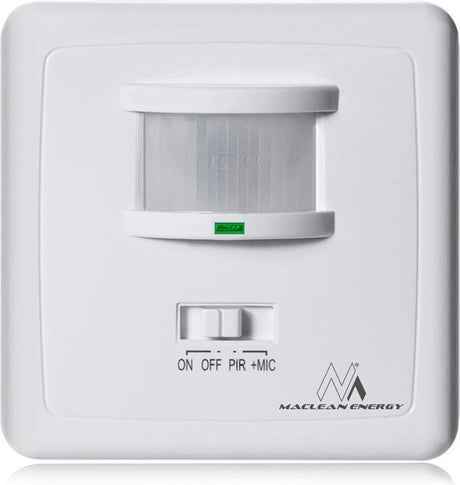 Maclean Bewegungsmelder, integrierter Wandenergie-Sensor mce18