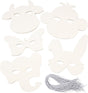 Kreativunternehmen https: www.cchobby.nl Tiermasken-h-13-24-cm-w-20-28-cm-230-gr-white-100-piece-1-box