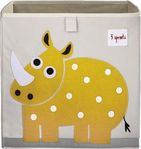 3 sprouts opbergdoos - neushoorn