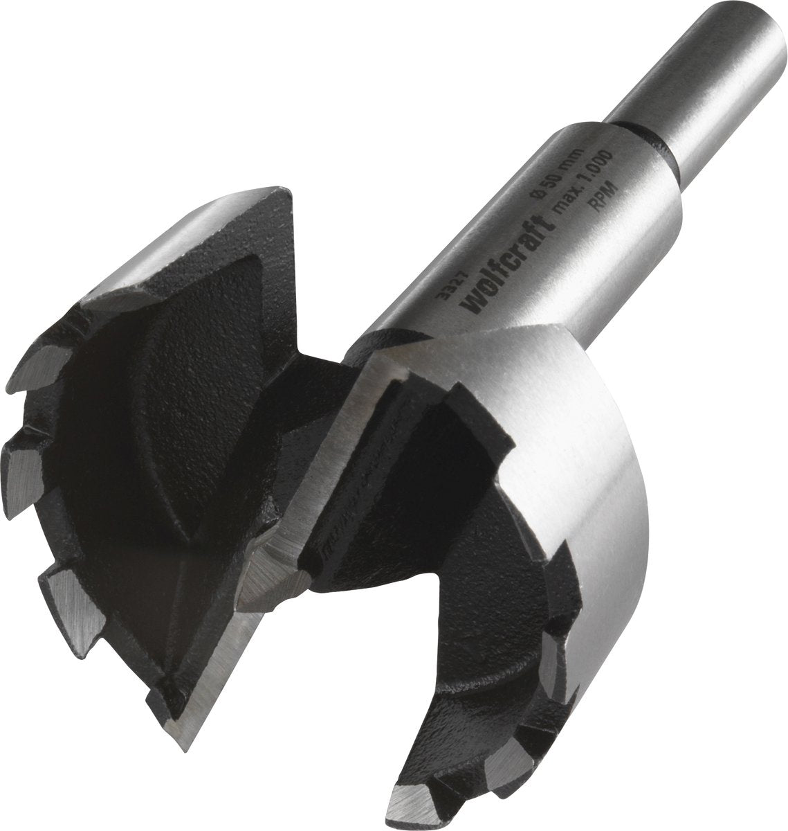 Wolfcraft - Forstnerbohrer 50 mm - Zylinderkopfbohrer - Holzzylinderbohrer - 3327000