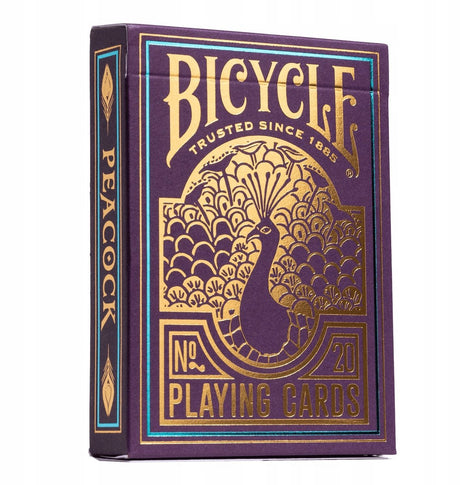 Bicycle Purple Peacock – Premium-Spielkarten – Poker – Ultimates – mit Kaltfolien-Finish