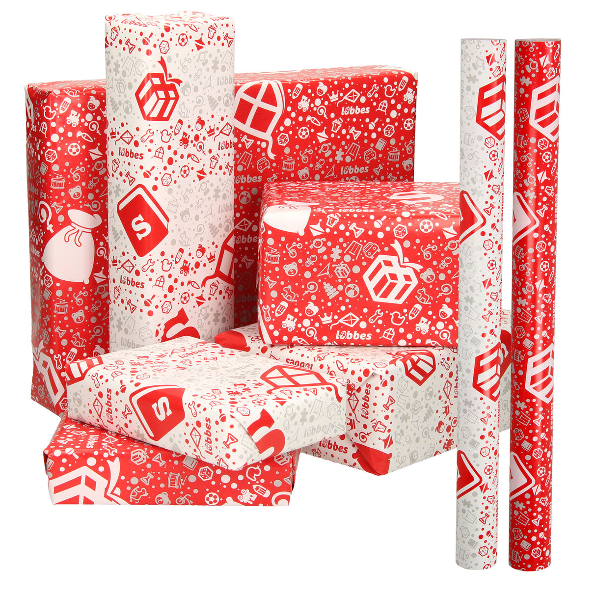 Lobbes Sinterklaas Geschenkpapier, 5 Meter