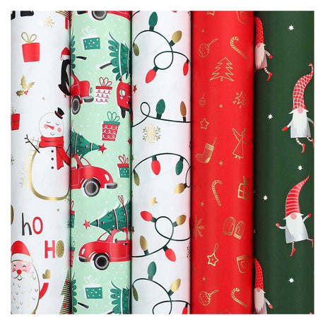 Rotolux Geschenkpapier Weihnachtskollektion, 50 Rollen