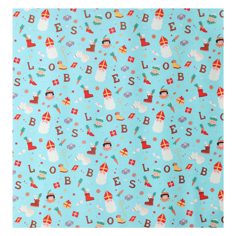 Lobbes Sinterklaas Geschenkpapier, 5 Meter.