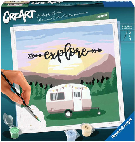 Ravensburger explore – Malen nach Zahlen für Erwachsene