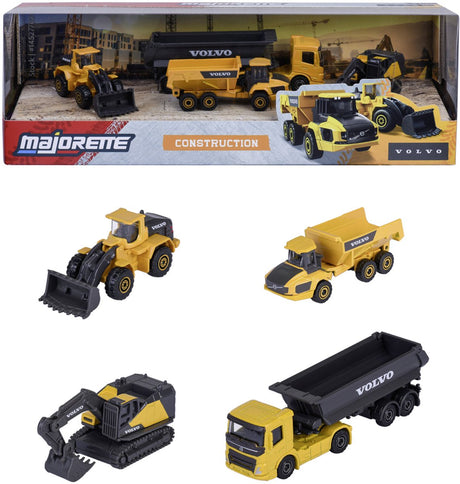 Majorette-Volvo-Konstruktion, 4-tlg.