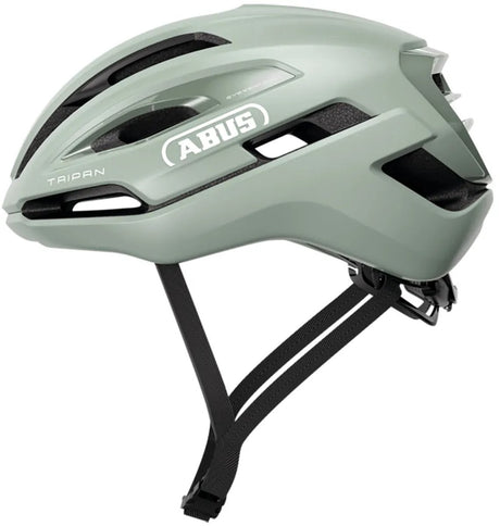 Abus Fahrradhelm Taipan Frosted Green M – 54–58 cm – Grün – für den Einsatz auf Gravelbikes geeignet – 275 g