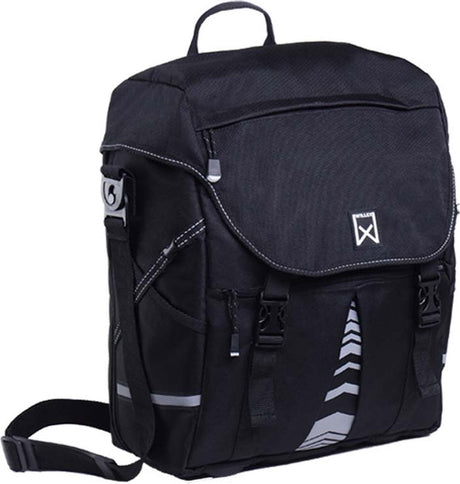 Willex Pannier 1200 – einzelne Fahrradtasche – 14 Liter – Schwarz