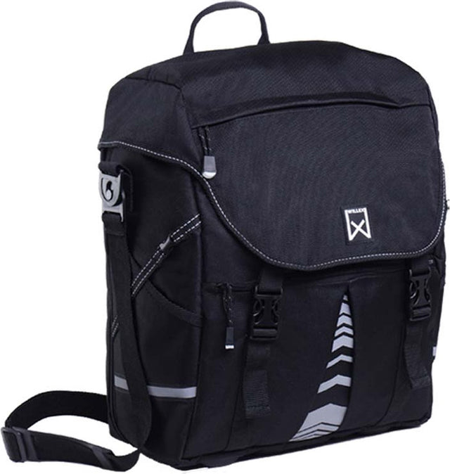 Willex Pannier 1200 – einzelne Fahrradtasche – 14 Liter – Schwarz