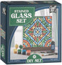 Creative craft group tegel schilderen glas in lood - incl. 4 verfkleuren 2 kwasten