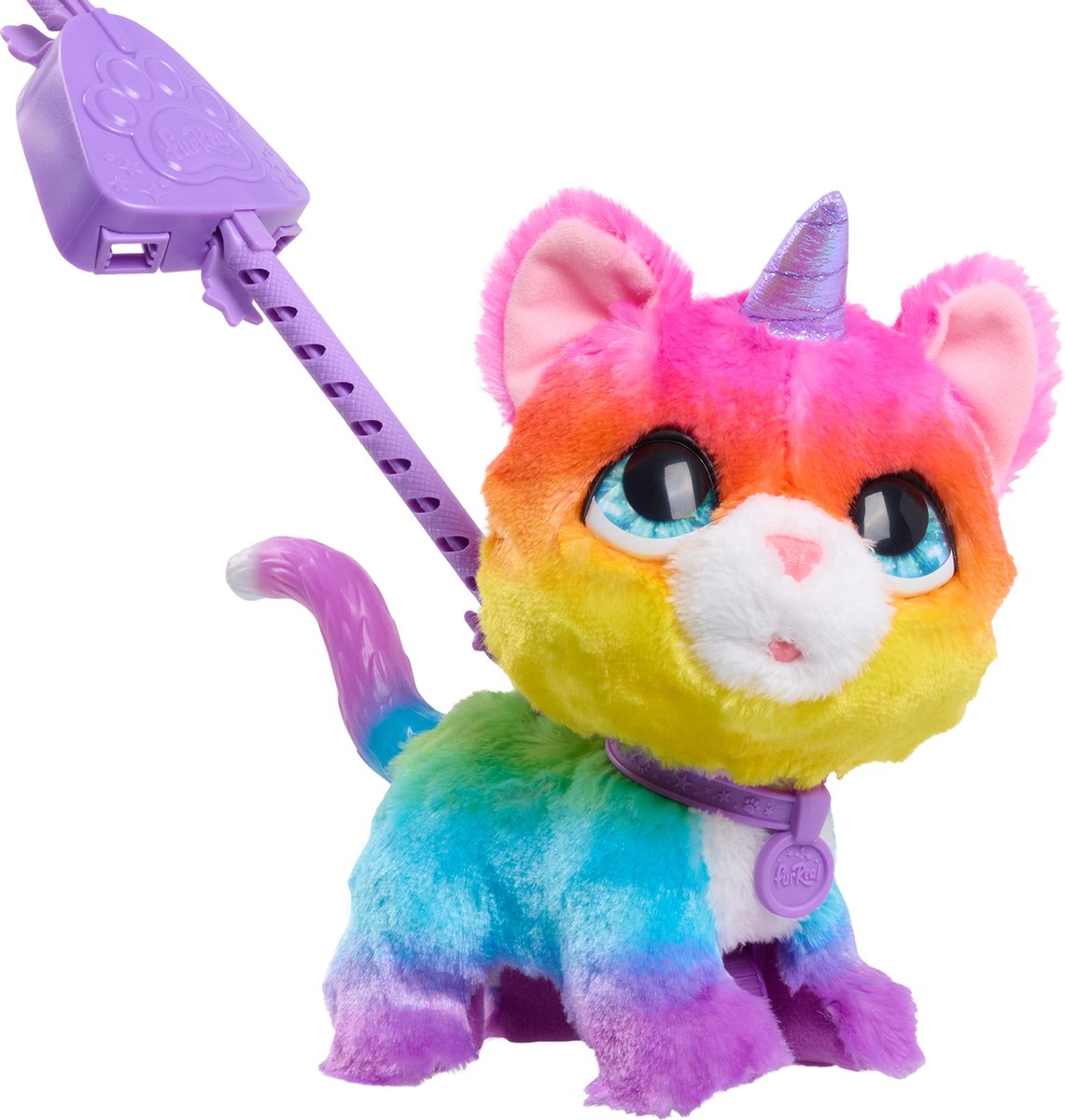 Spectron Furreal Walk-a-Lots Einhorn-Katze, interaktives Tier