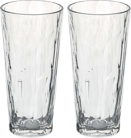 Koziol - Superglasclub Nr. 19 Glas 250 ml 2er-Set - Thermoplast - transparent -