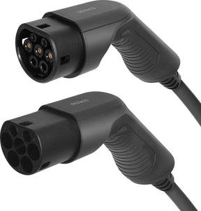 Deltaco e-charge - Ladekabel für Elektroautos - Typ 2 | Typ 2 - 32a - 5 m