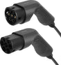 Deltaco Universal E-Charge Ladekabel für Elektroauto – Typ 2 – 16a 3,6 kW – 3 m – Schwarz