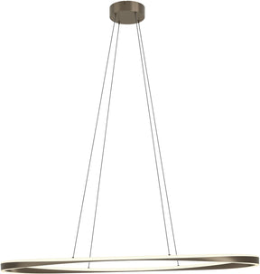 Eglo camerota hanglamp - 111 cm - donker brons wit - instelbaar wit licht - dimbaar