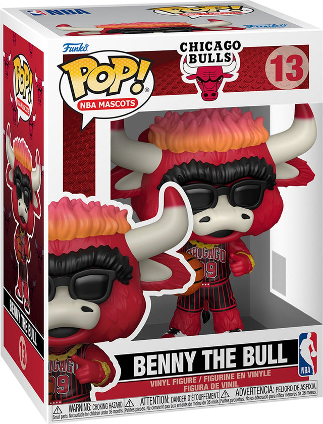 Funko pop nba mascots: bulls- benny the bull