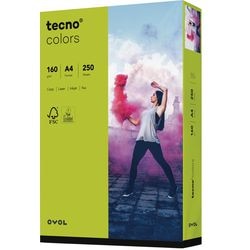 Farbiges Papier Tecno A4 160 g m² grün 250 Blatt