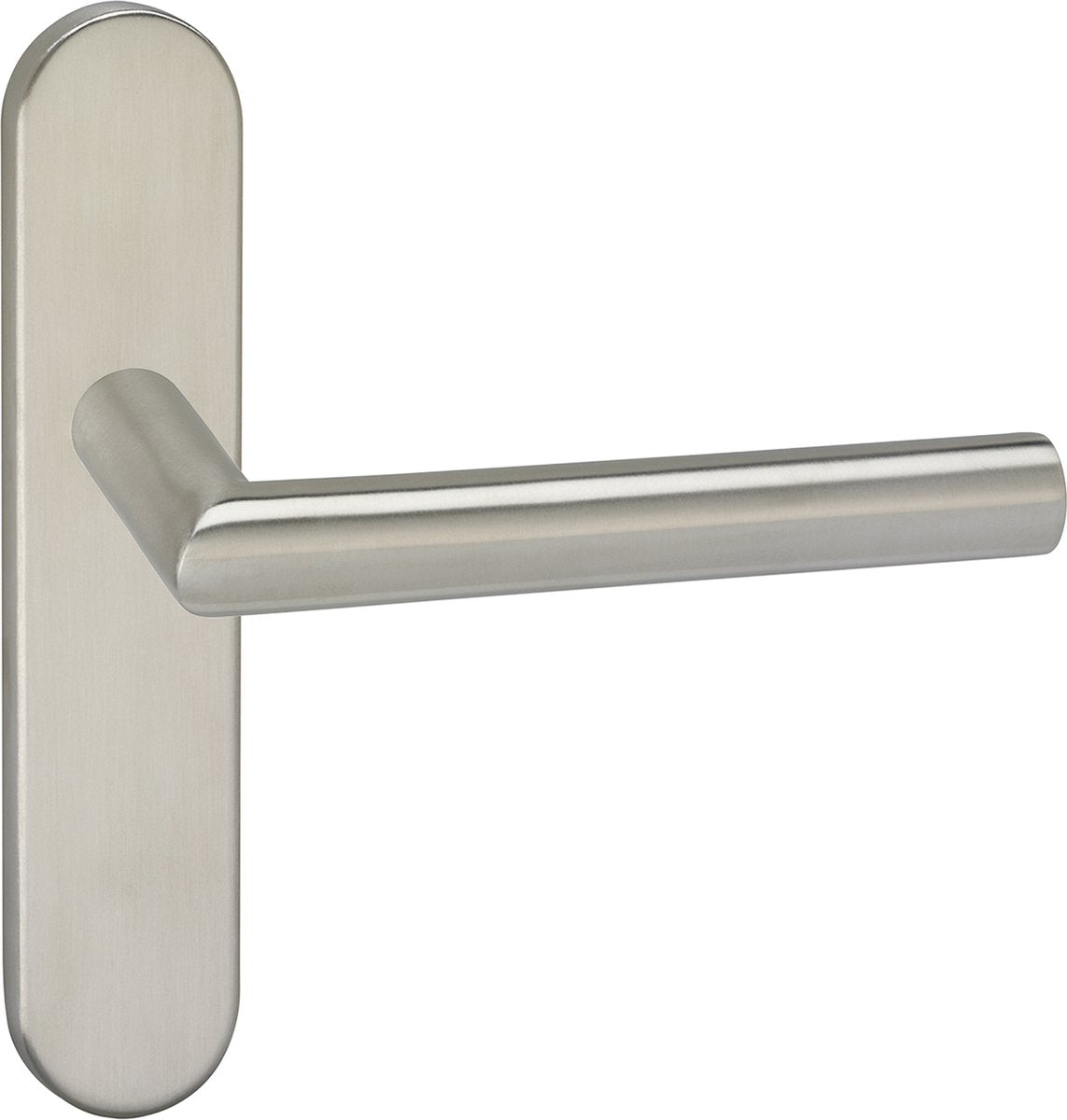 Impresso harrow rvs geborsteld op ovaal schild