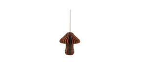 Ornament paddestoel bruin fsc mix - h10xd10cm