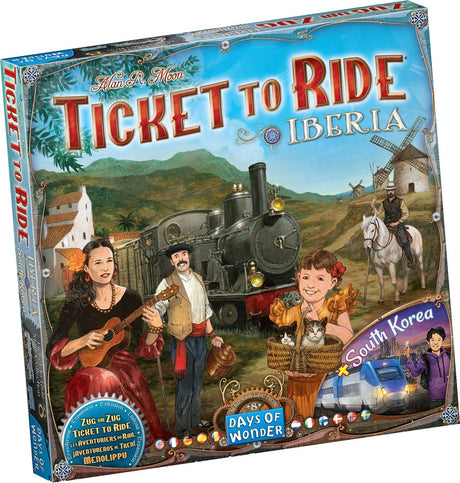 Days of Wonder – Ticket to Ride – Iberia Südkorea – Erweiterung – Brettspiel