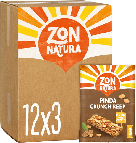 Zonnatura Bio-Riegel - Erdnuss-Crunch - 3 x 45g