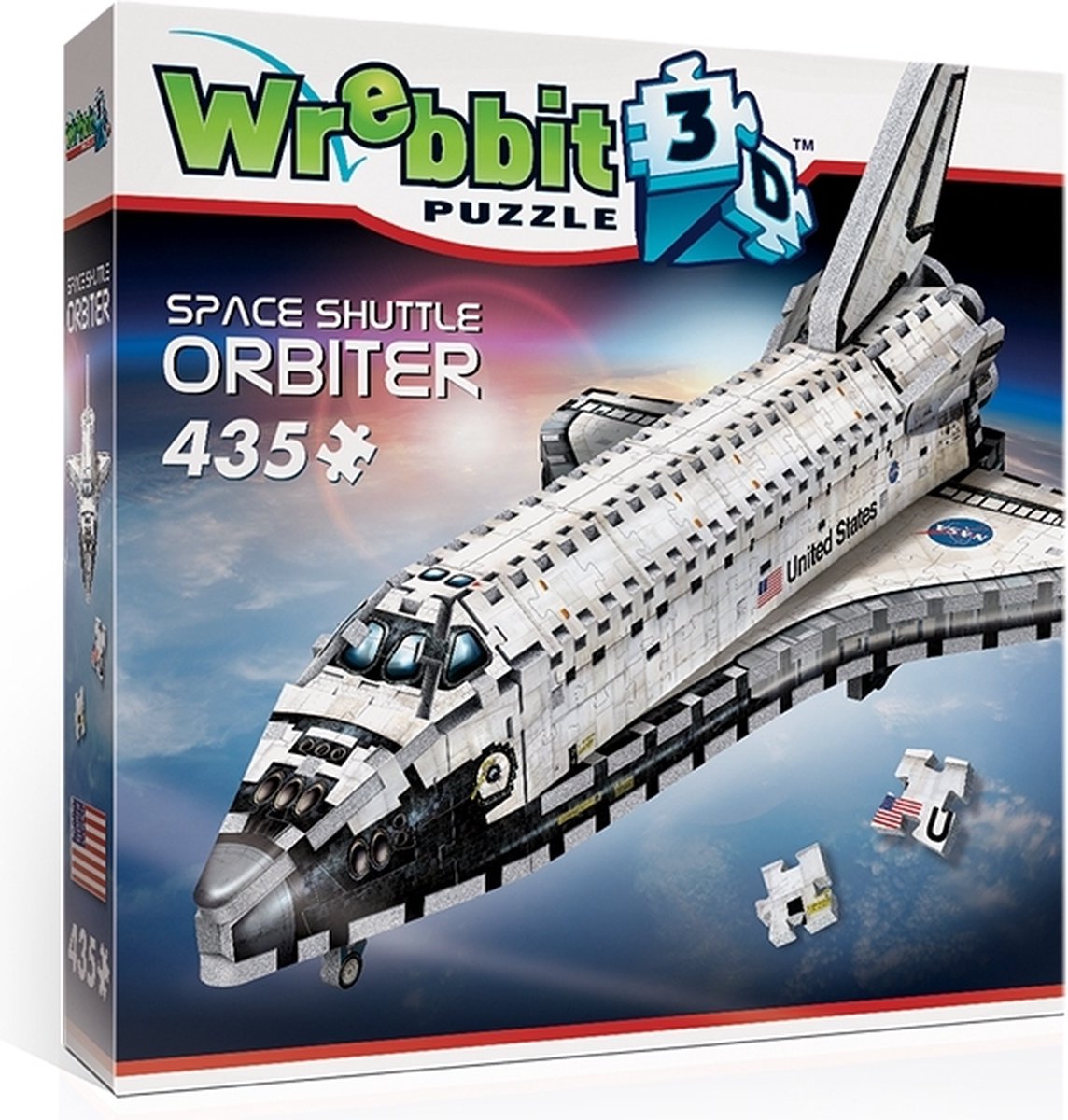 Wrebbit 3D-Puzzle Space Shuttle 435 Teile