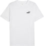 Puma ess klein Nr. 1 Logo Tee Unisex T-Shirt – weiß