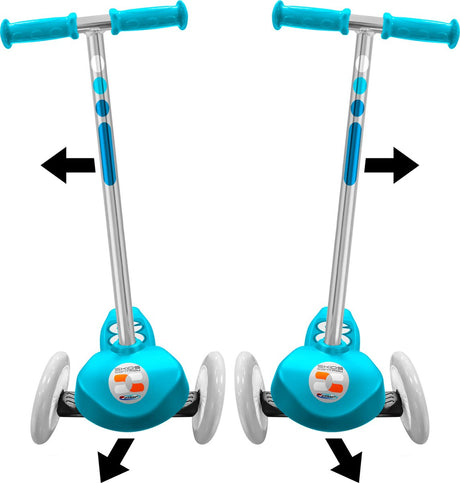 Stamp Skids Control 3-Rad-Kinderroller – Lenkroller – Unisex – Blau