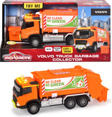 Majorette Grand Series – Volvo Truck Müllwagen – Metall – Licht und Ton – 18 cm – Spielzeugfahrzeug