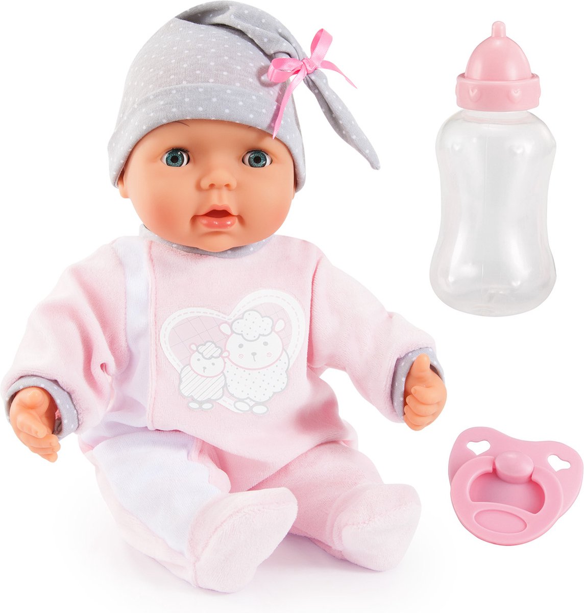 Bayer Design - Babypuppe My Piccolina Interactive in Pink 38 cm