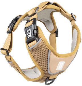 Explor duvoplus ultimate fit harnas no-pull classic voor honden m-40-49cm-49-65cm honey gold